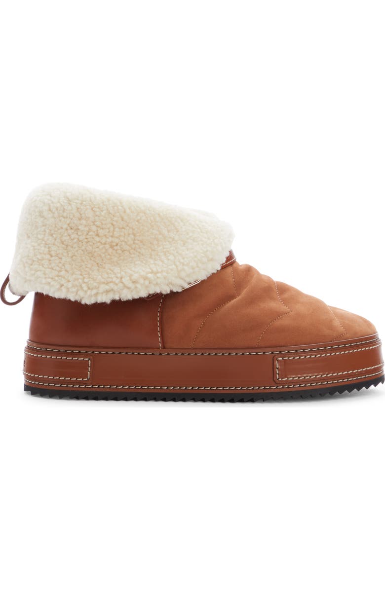 Chloé Maxie Genuine Shearling Bootie, Alternate, color,