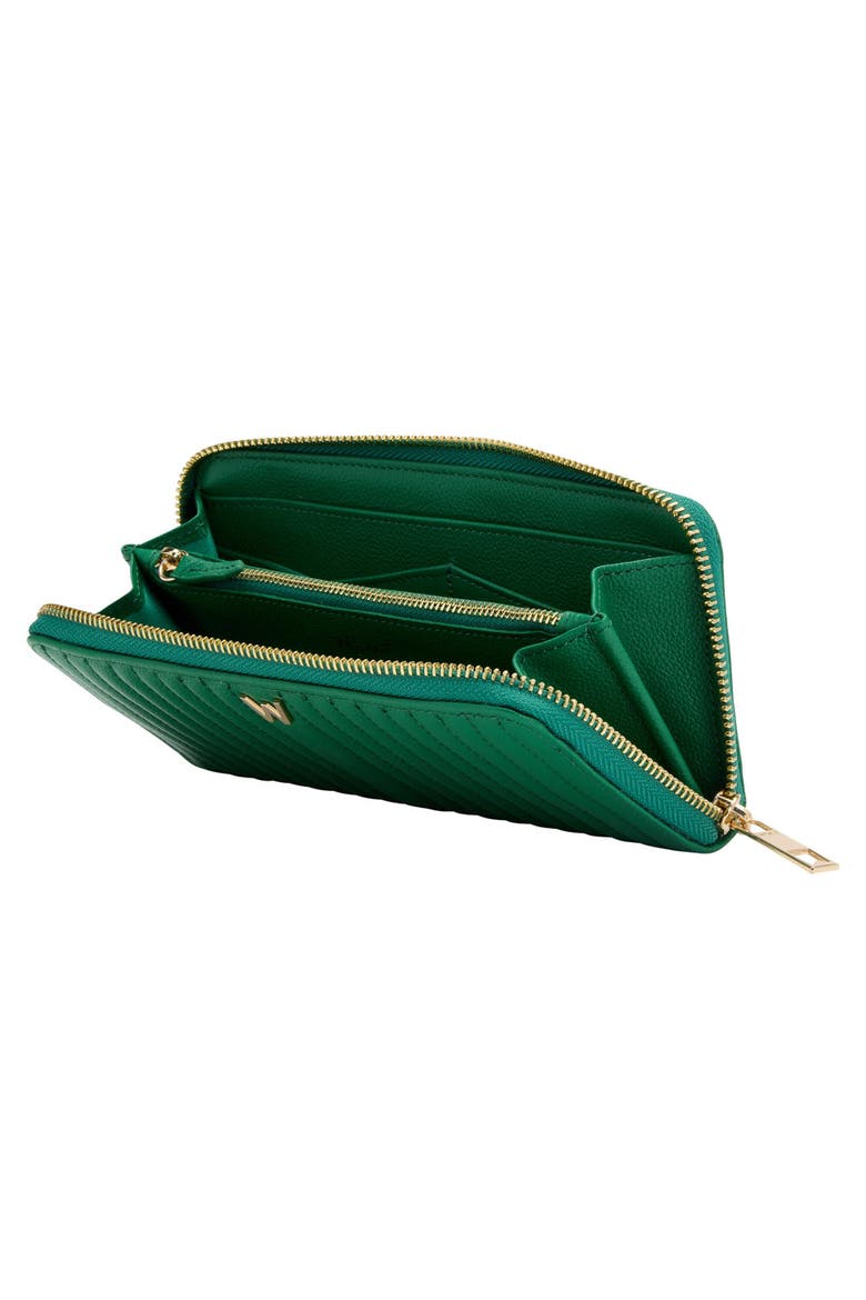 Mimi Continental Wallet, Alternate, color, Forest Green