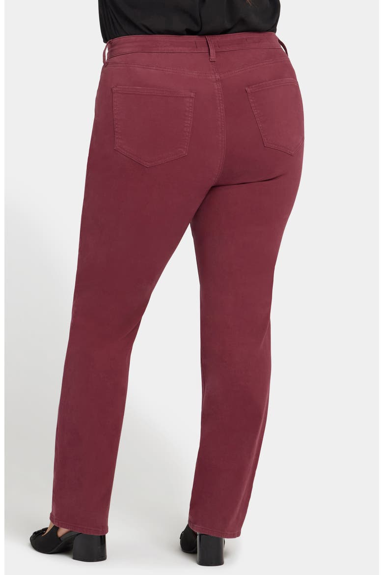Marilyn High Waist Straight Leg Jeans, Alternate, color, TRUE BURGUNDY