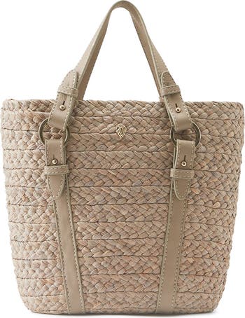 Helen Kaminski Pinimil Woven Raffia Satchel | Nordstromrack