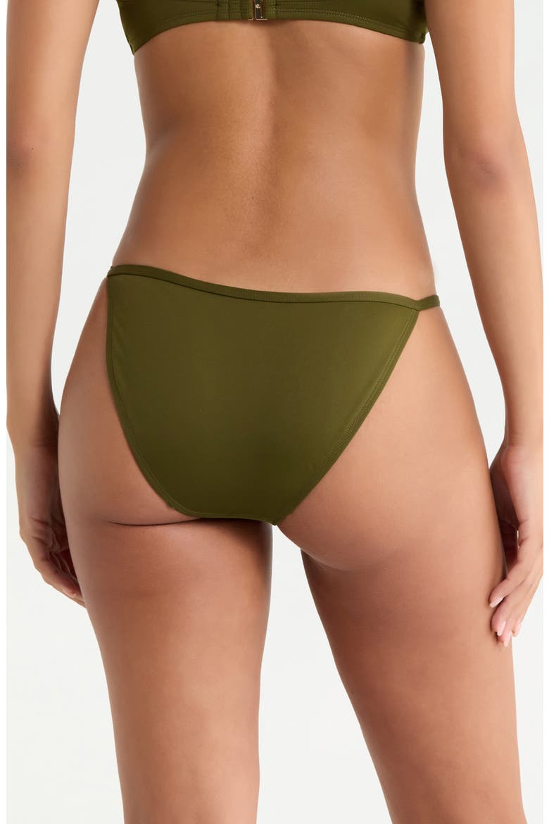 Logo Bikini Bottoms, Alternate, color, DARK OLIVE