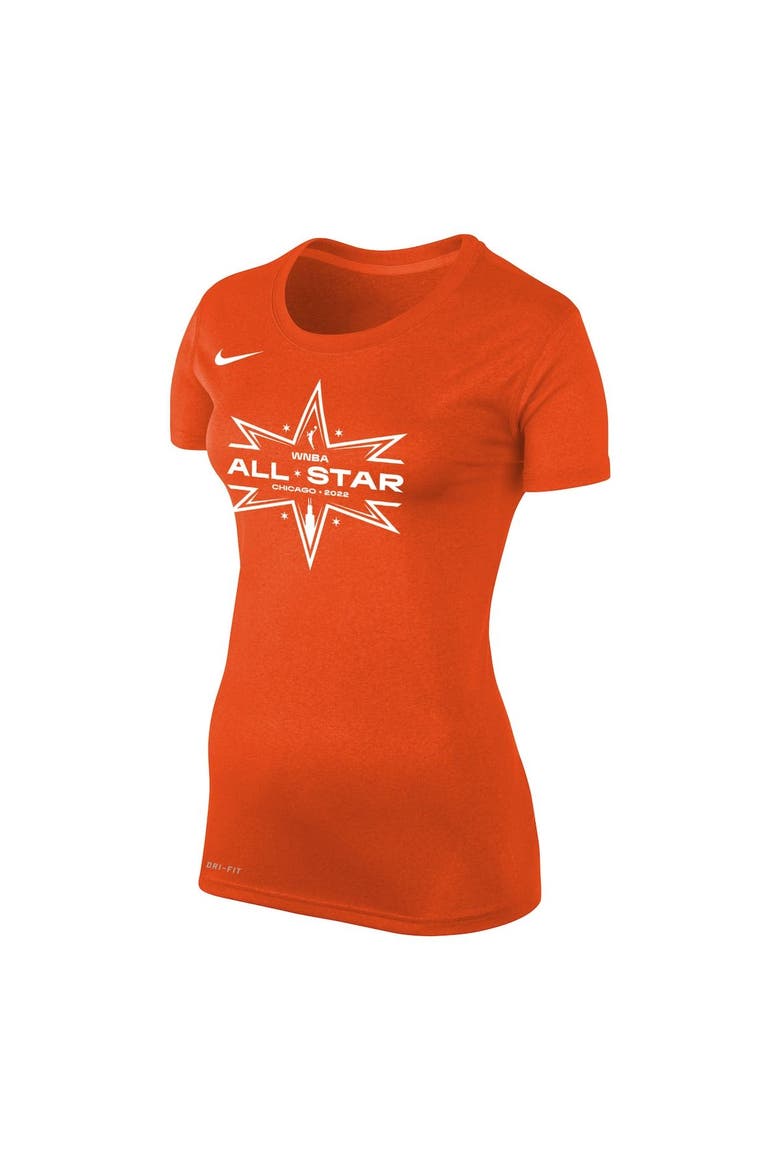 Women's Nike Orange 2022 WNBA All-Star Game Logo Legend Performance T-Shirt, Alternate, color, Orange