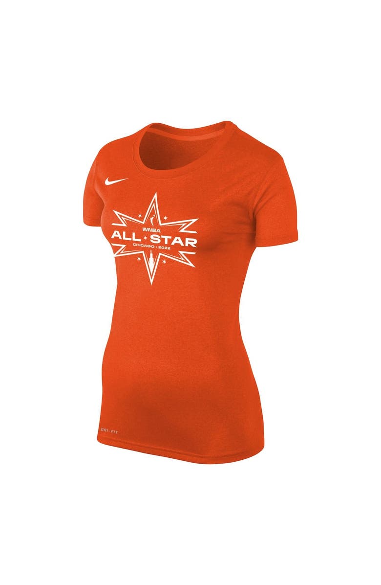 Nike Women's Nike Orange 2022 WNBA All-Star Game Logo Legend Performance T-Shirt, Alternate, color, Orange