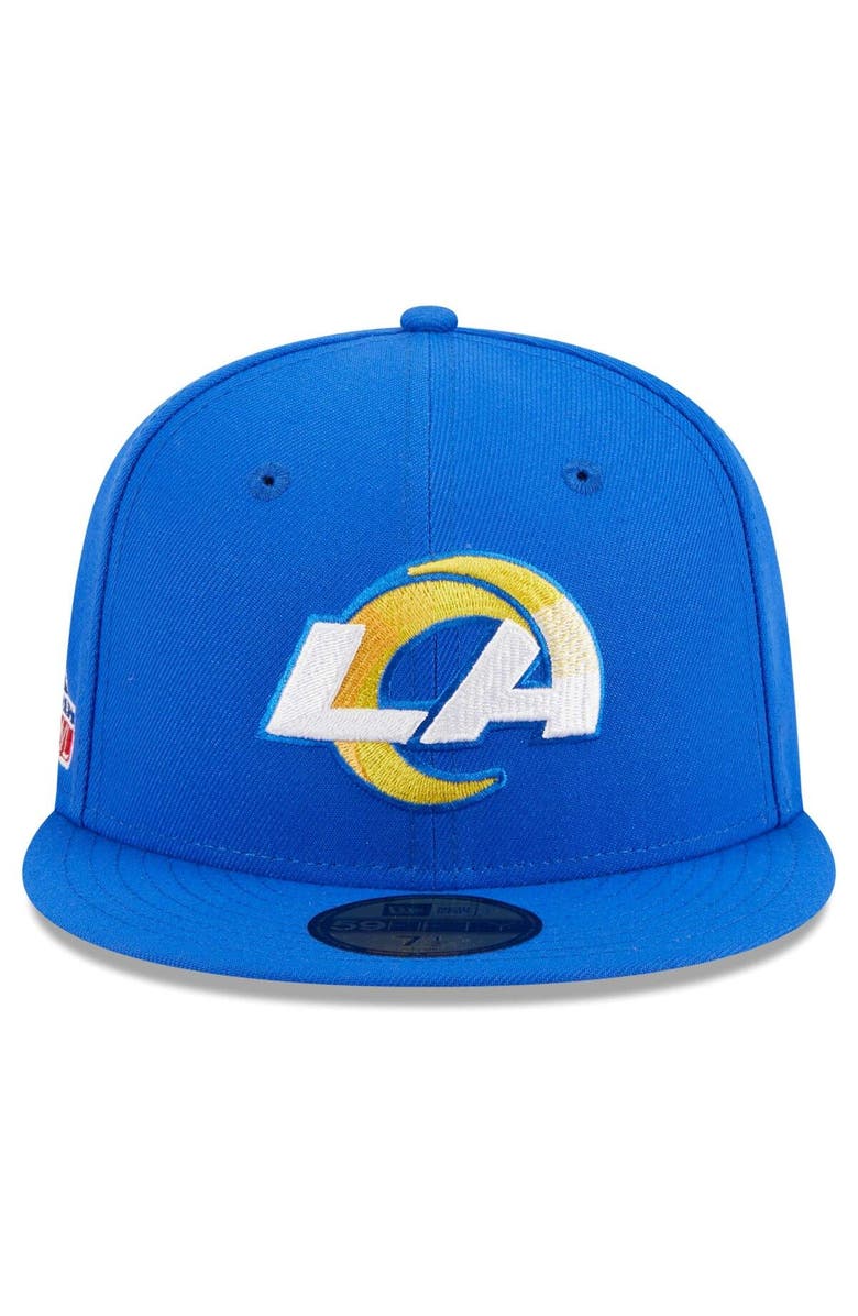 New Era Men's New Era Royal Los Angeles Rams Main Patch 59FIFTY Fitted Hat, Alternate, color, Royal