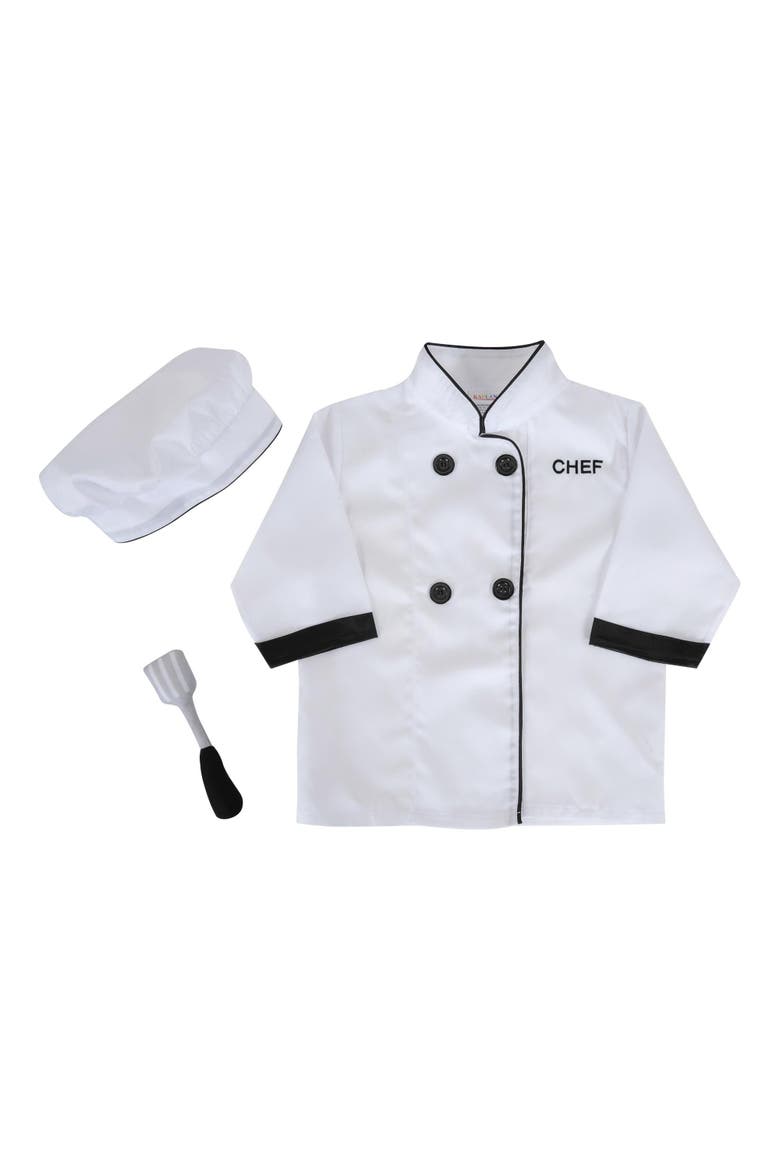 Chef Costume - Dramatic Play Dress-Up Garment, Main, color, White