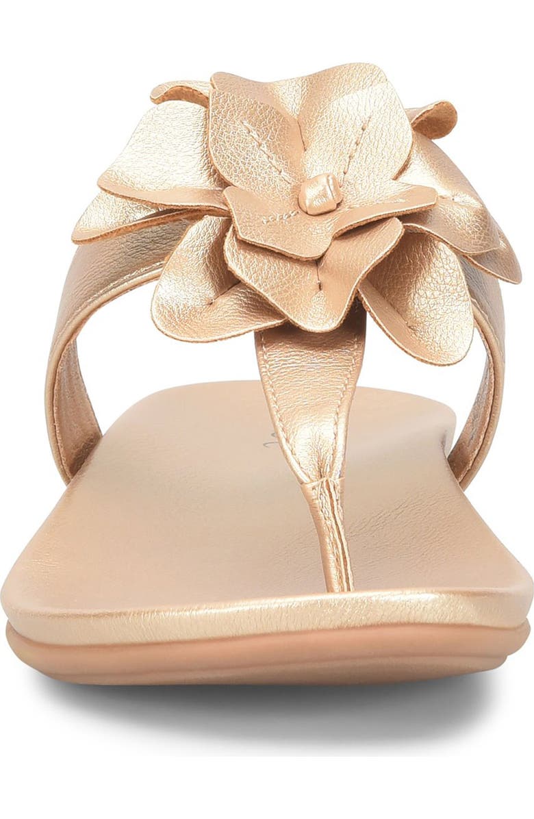 B O C BY BØRN Kendal Floral Appliqué Sandal, Alternate, color, Champagne