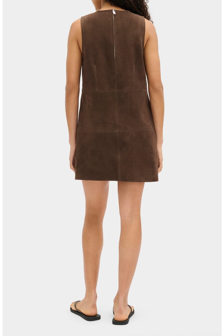 Piper Sleeveless Shift Dress, Alternate, color, BROWN