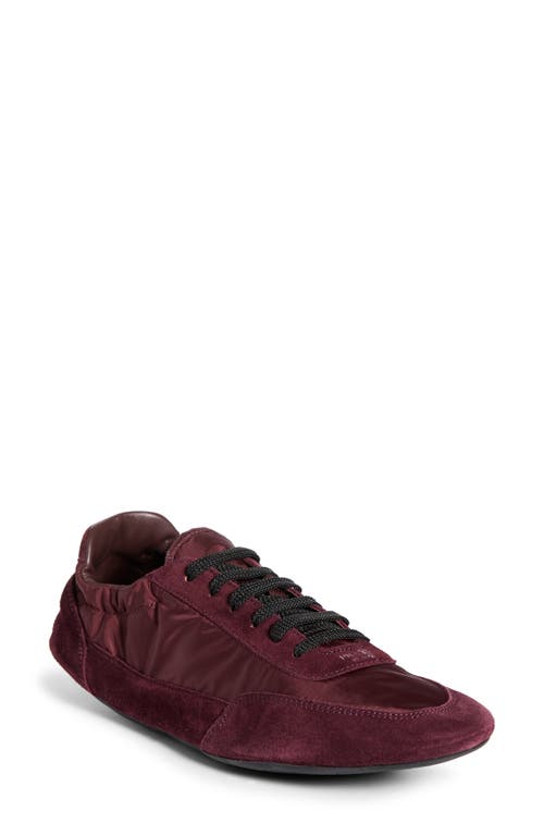 Prada Collapse Re-nylon And Suede Sneakers