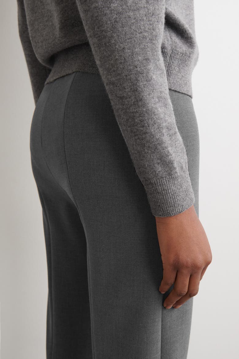 Slim Straight-Leg Pants, Alternate, color, GRAY