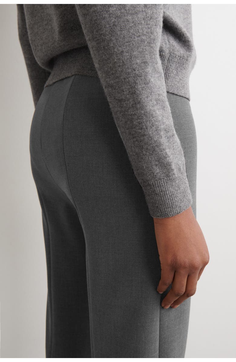 COS Slim Straight-Leg Pants, Alternate, color, Gray