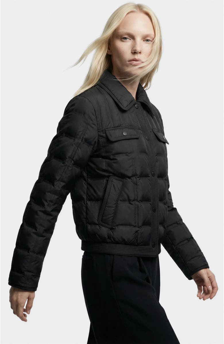 Rudsak Seoul Quilted Down Shirt Jacket, Alternate, color, Black