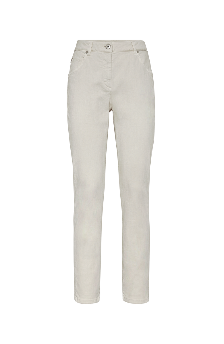 Brunello Cucinelli Stretch denim trousers, Main, color, 