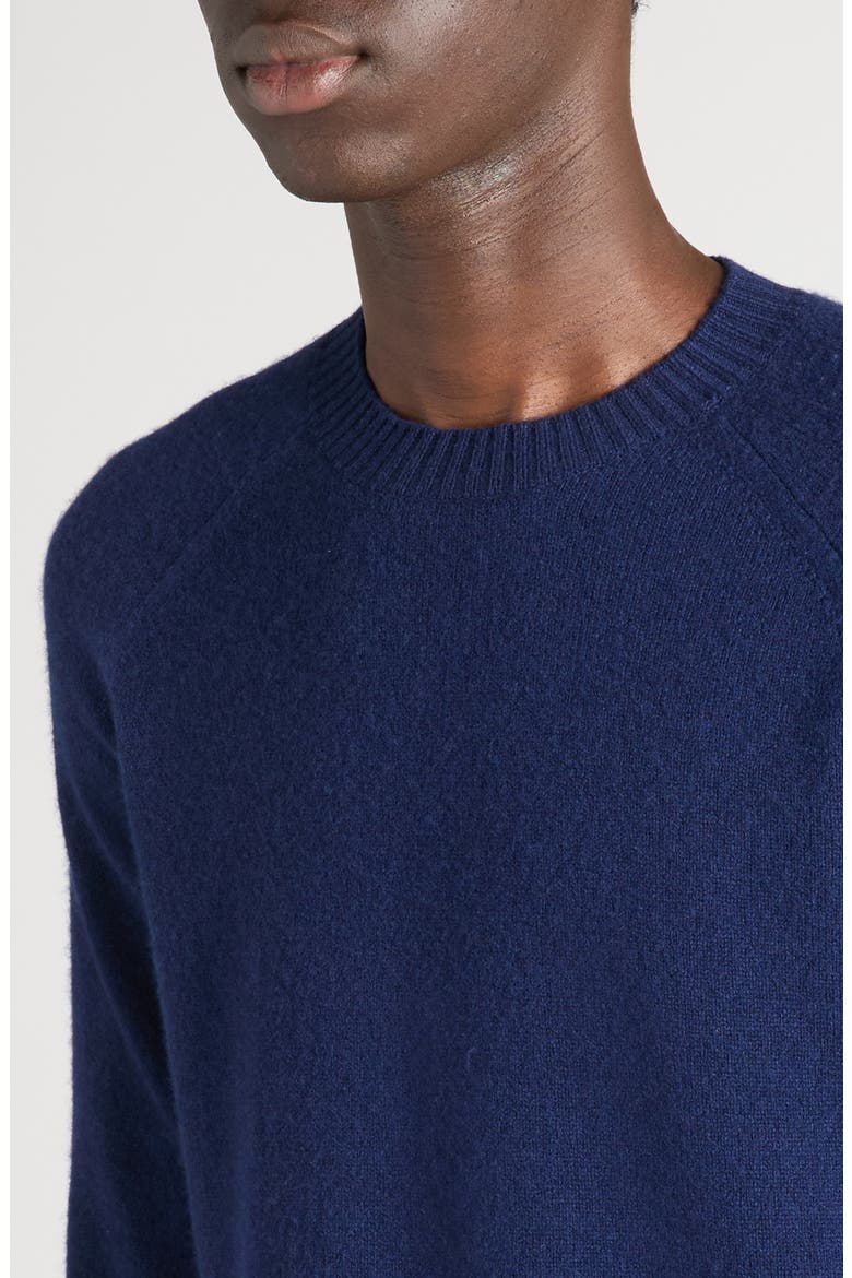 Lambswool & Cashmere Crewneck Sweater, Alternate, color, HB812 OCEAN BLUE