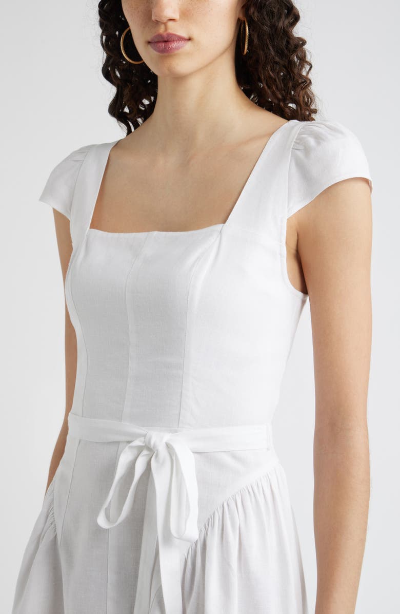 Chelsea28 Fit & Flare Minidress, Alternate, color, White