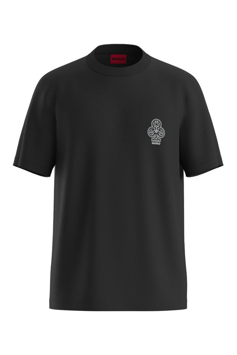 Dulos Graphic T-Shirt, Main, color, BLACK