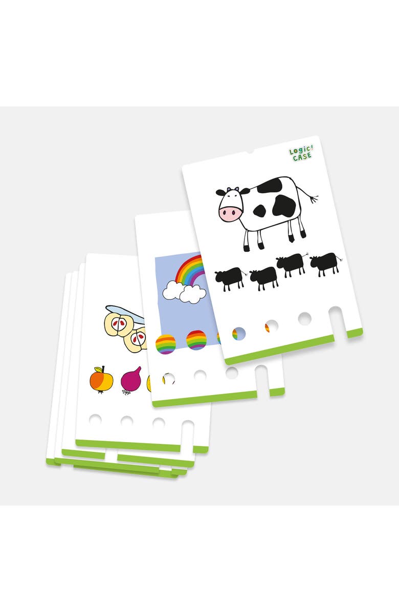 HABA Logic! CASE Brain Games for Kids Starter Set 5+, Brain Teaser Puzzles and Car Games, Mind Puzzles to Develop Critical Thinking for Kids, Alternate, color, Yellow Multi