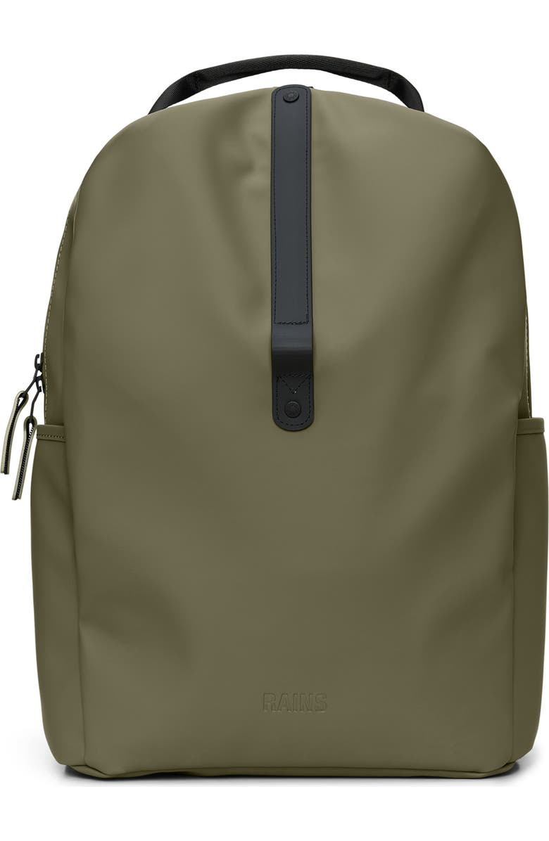 Rains Waterproof Clip Front Backpack, Main, color, Marsh
