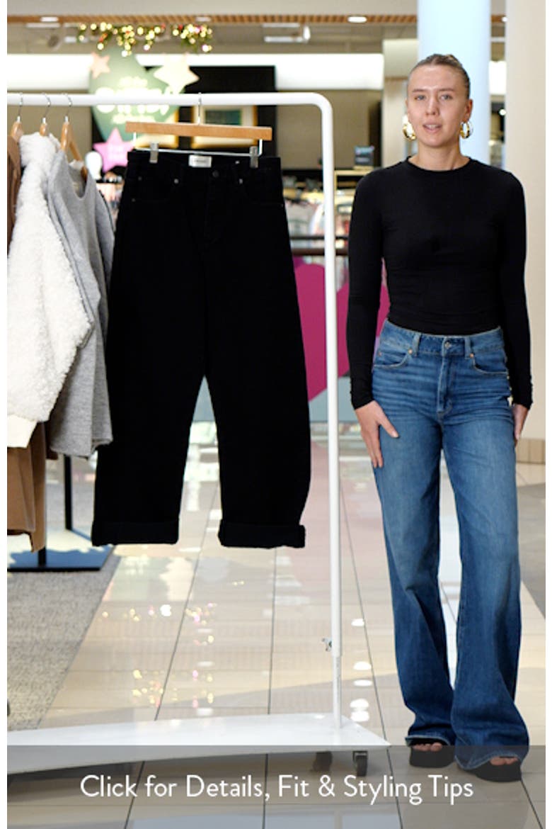The Bubble High Waist Barrel Leg Jeans video
