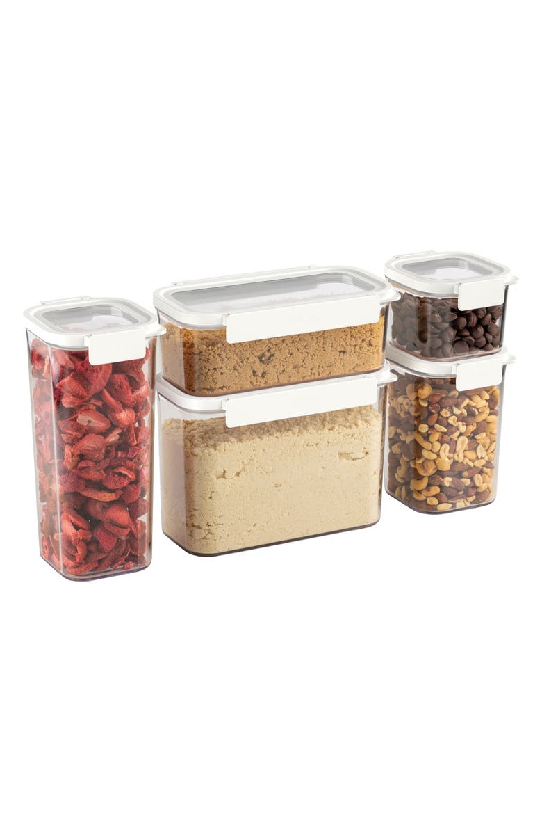 BENTGO Dry Pantry 4-Piece Food Storage Set, Main, color, Snow