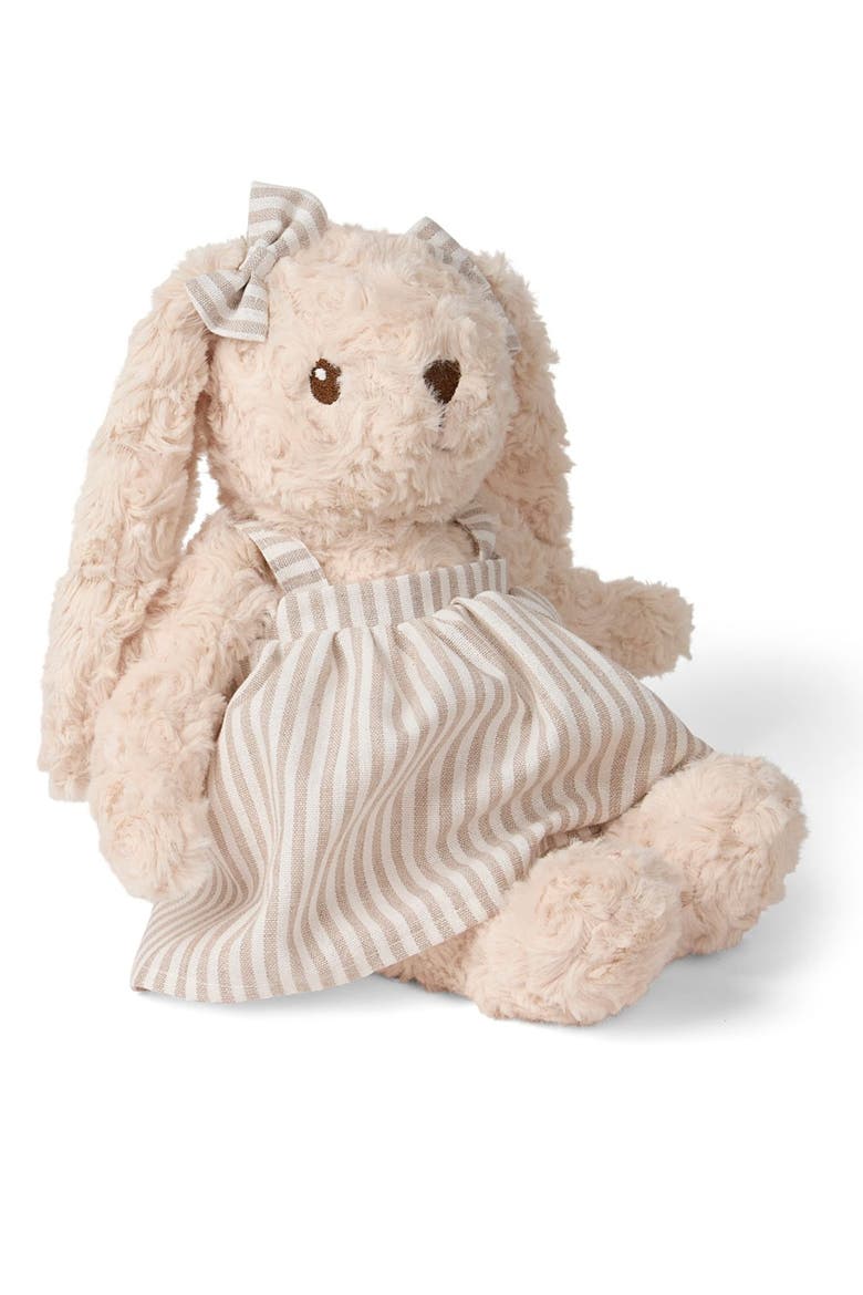 Baby "Miffy" Fluffy Faux-Fur Girl Bunny Doll, Main, color, Oatmeal