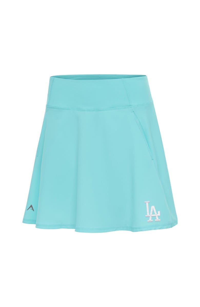ANTIGUA Women's Antigua  Powder Blue Los Angeles Dodgers Chip Skort, Main, color, Powder Blue