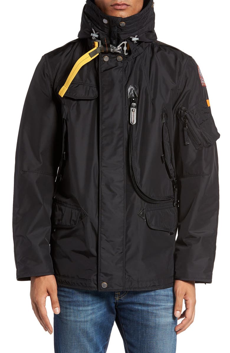 Parajumpers 'Right Hand' Water Repellent Down Jacket with Faux Fur & Genuine Coyote Fur Trim, Alternate, color,