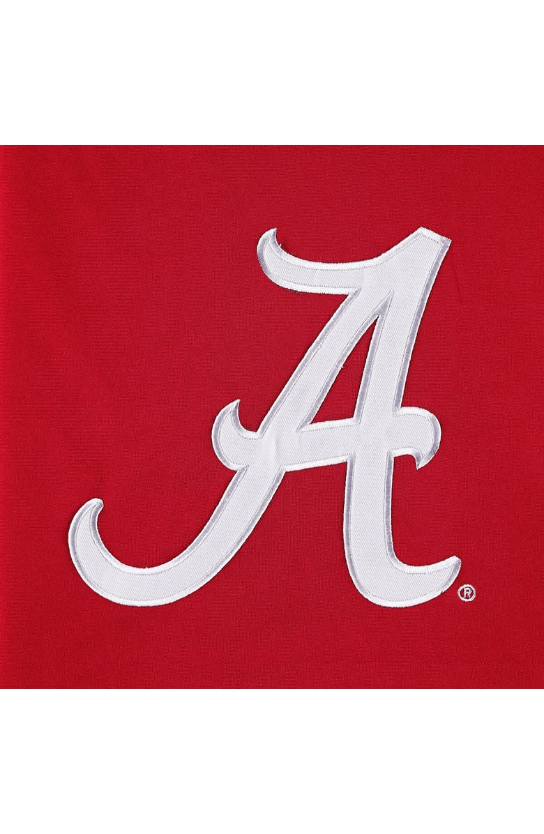 PROFILE Men's Crimson Alabama Crimson Tide Big & Tall Raglan Fleece Pullover Hoodie, Alternate, color, Crimson