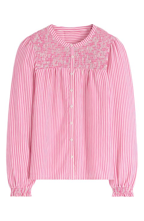 Elsa Smocked Woven Shirt