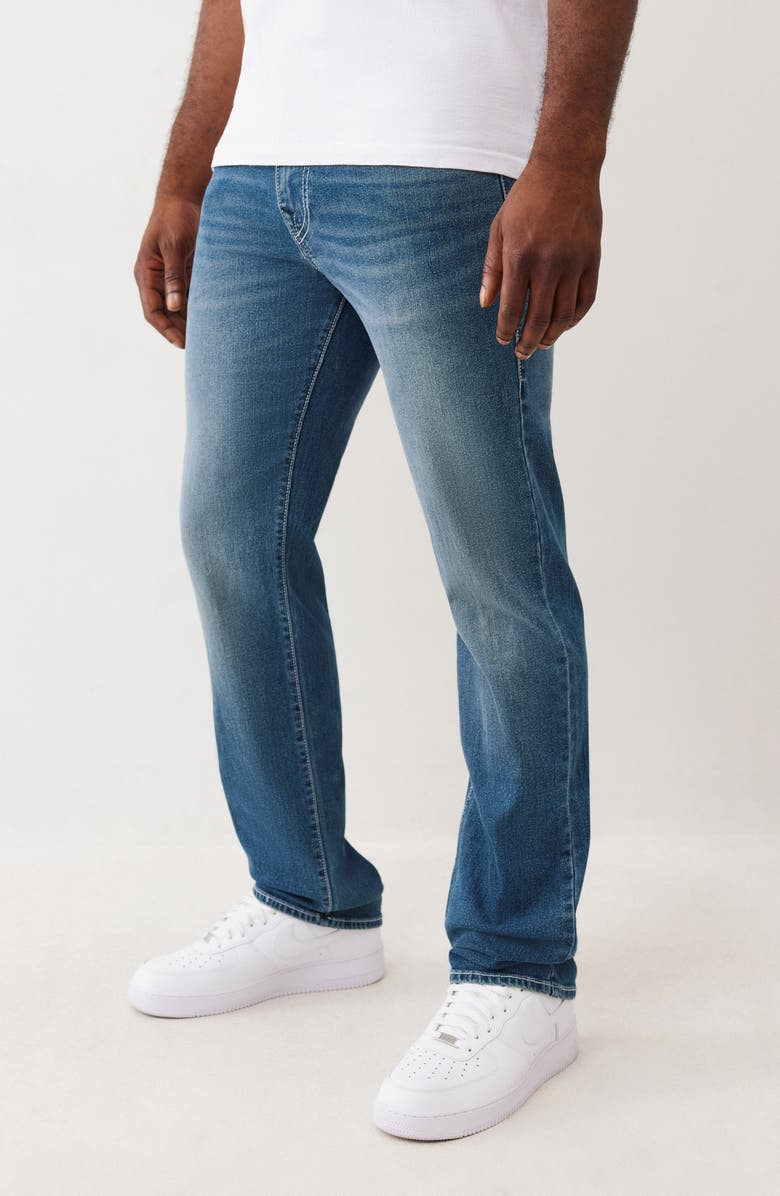 True Religion Ricky Straight Leg Jeans, Alternate, color, Medium Spiced Orchard Wash