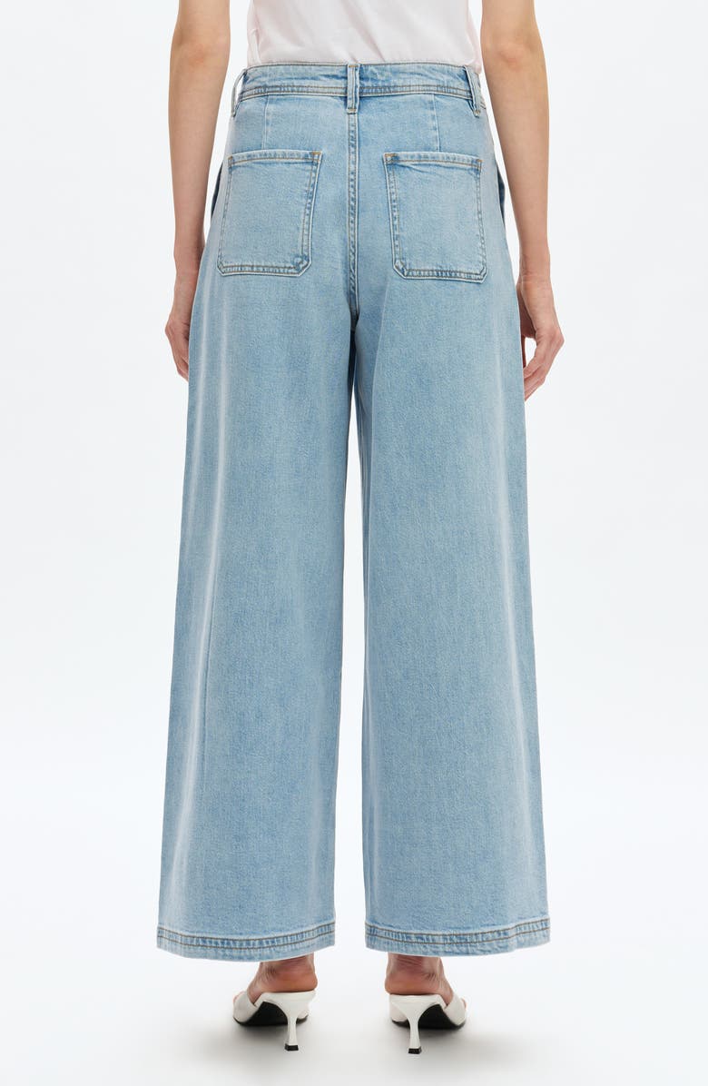 Bayeas Zephyrine High Waist Wide Leg Jeans, Alternate, color, Light Blue