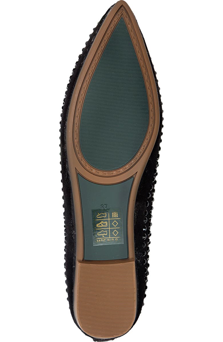 CHIC BY LADY COUTURE Sherry Embellished Bow Flat, Alternate, color,