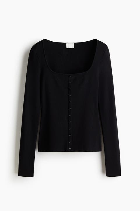 Square-neck Top
