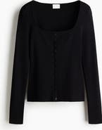 H&M Square-neck Top