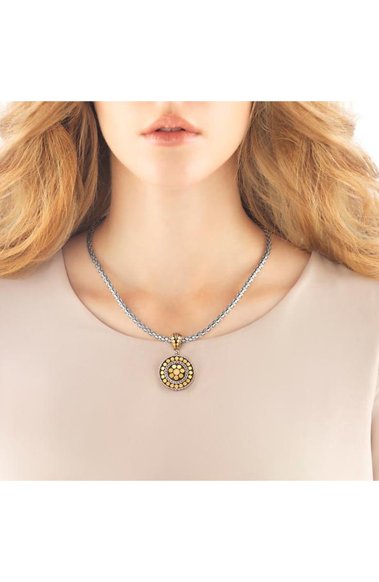 John Hardy 'Dot' Round Pendant, Alternate, color,