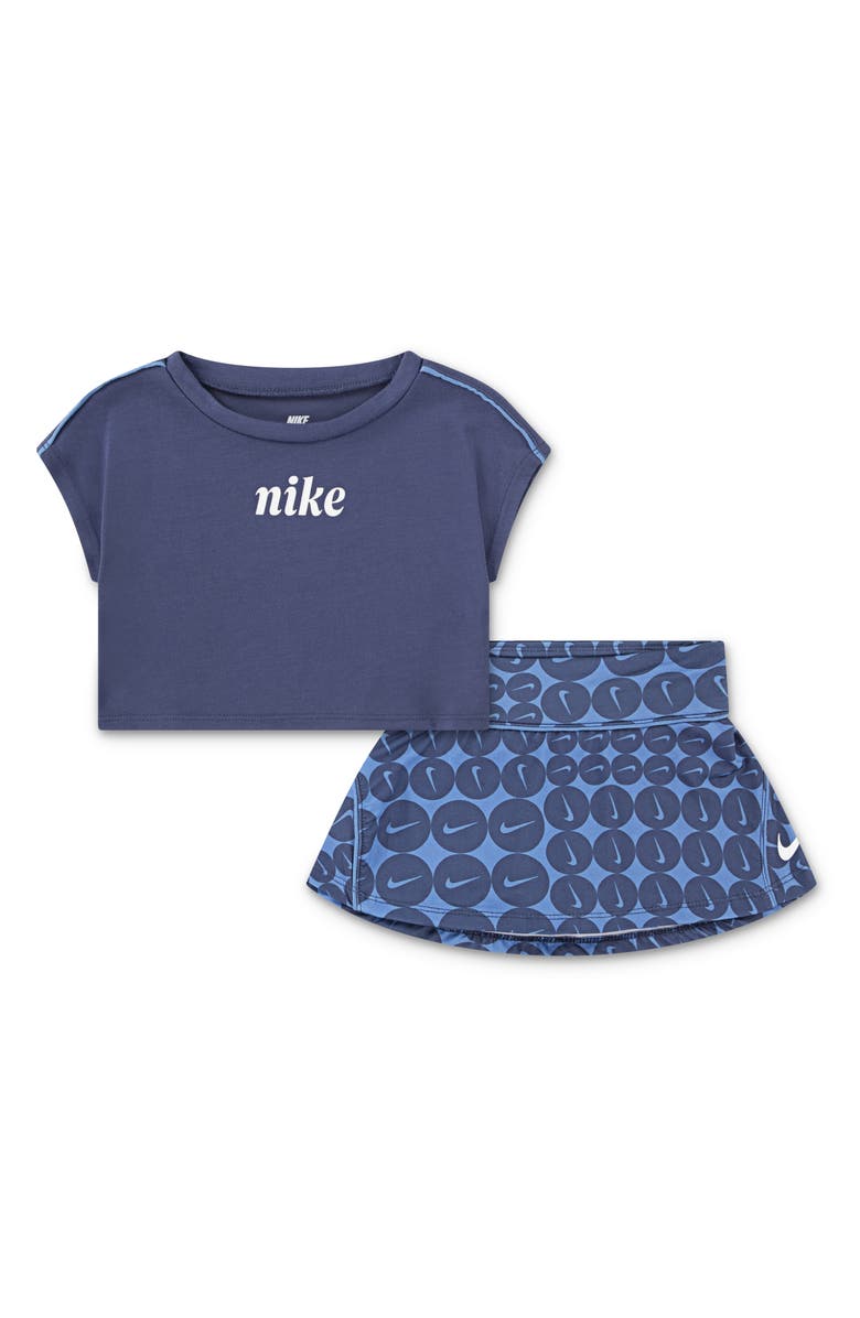 Nike Essentials Skort Set, Main, color, Blue Beyond