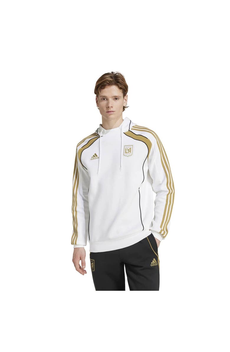 adidas Men's adidas White LAFC 2025 Travel Pullover Hoodie, Main, color, White
