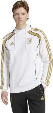 adidas Men's adidas White LAFC 2025 Travel Pullover Hoodie