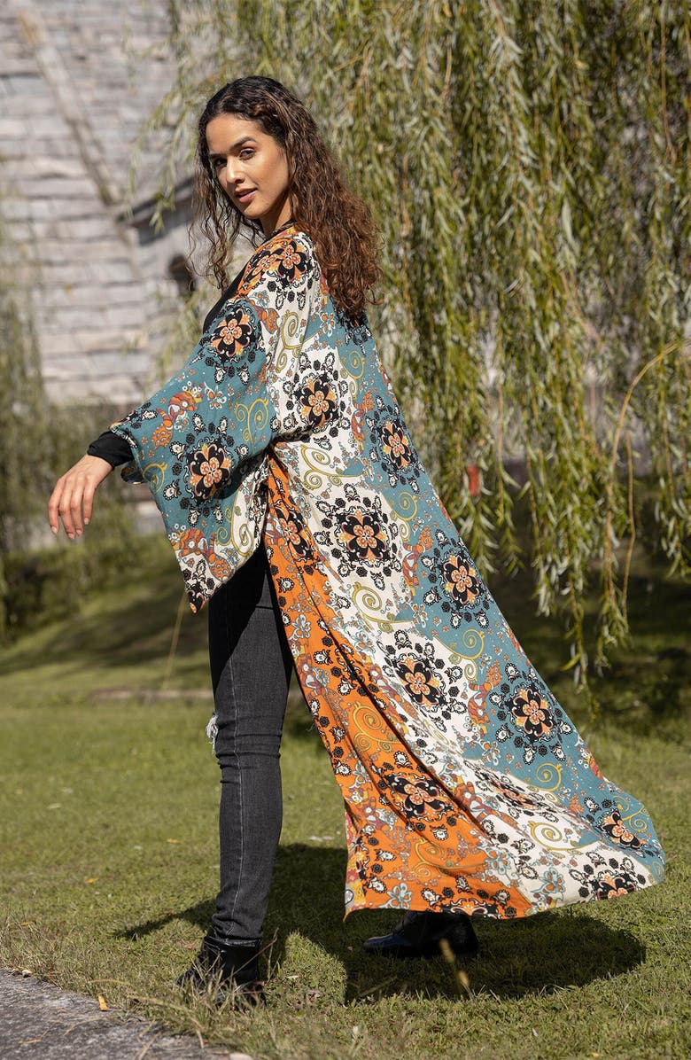 SAACHI Eveline Paisley Longline Duster, Alternate, color, 
