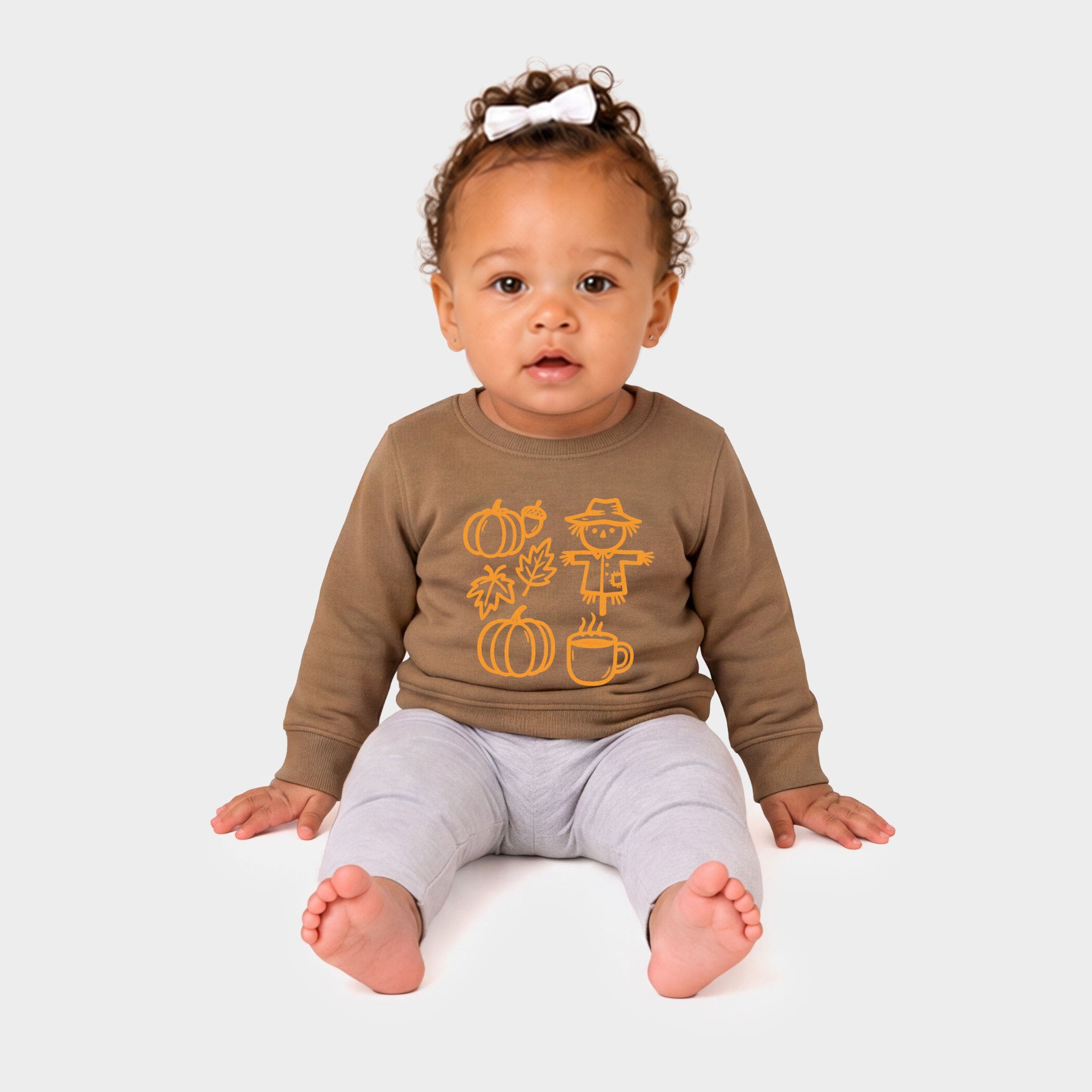 The Juniper Shop Fall Elements Outline Crew Fleece Sweatshirt Baby ...