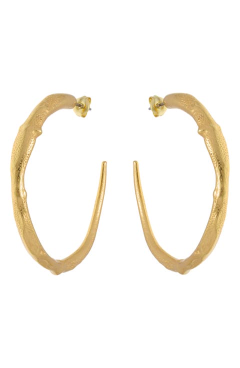 Molly Molten Hoop Earrings