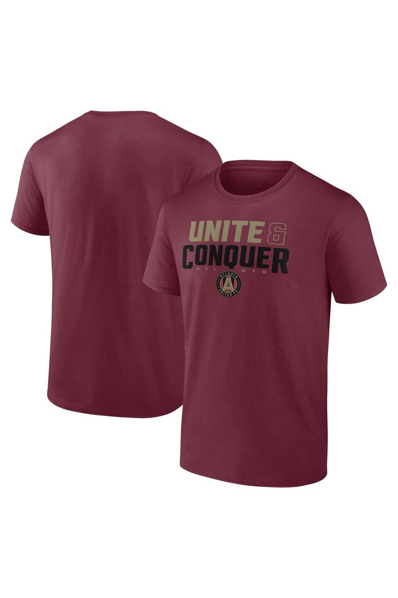 Men's Fanatics Branded Red Atlanta United FC Fundamentals T-Shirt, Alternate, color, Red