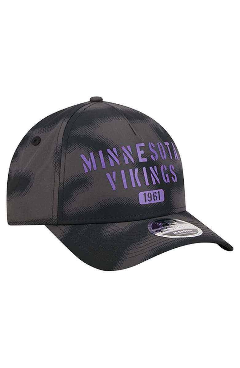 New Era Men
s New Era Gray Minnesota Vikings Halftone Camo 9FORTY Hat, Alternate, color, Gray