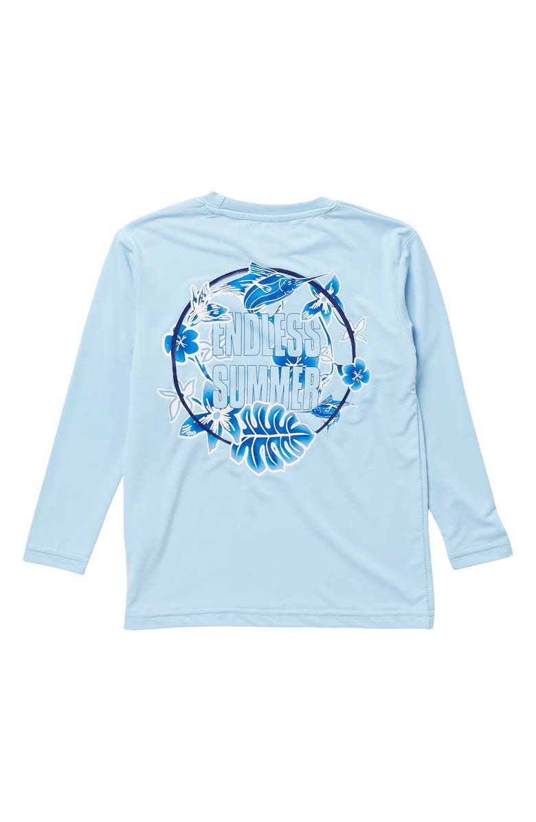 Vintage Summer Flower Graphic Sun Shirt, Alternate, color, 