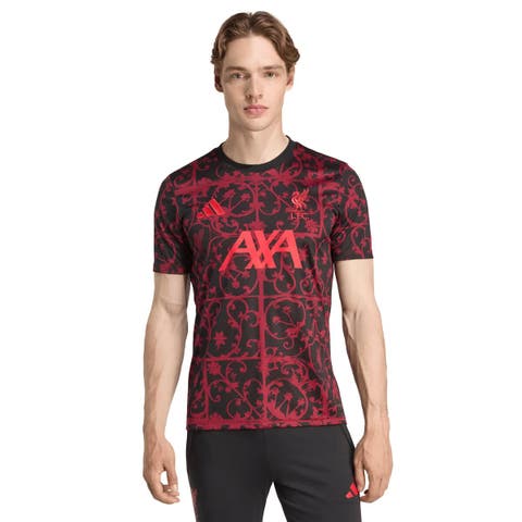 Men's adidas Black Liverpool 2025/26 AEROREADY Pre-Match Top