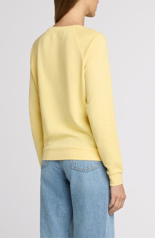 The Standard Stitch The Raglan Sweatshirt In White