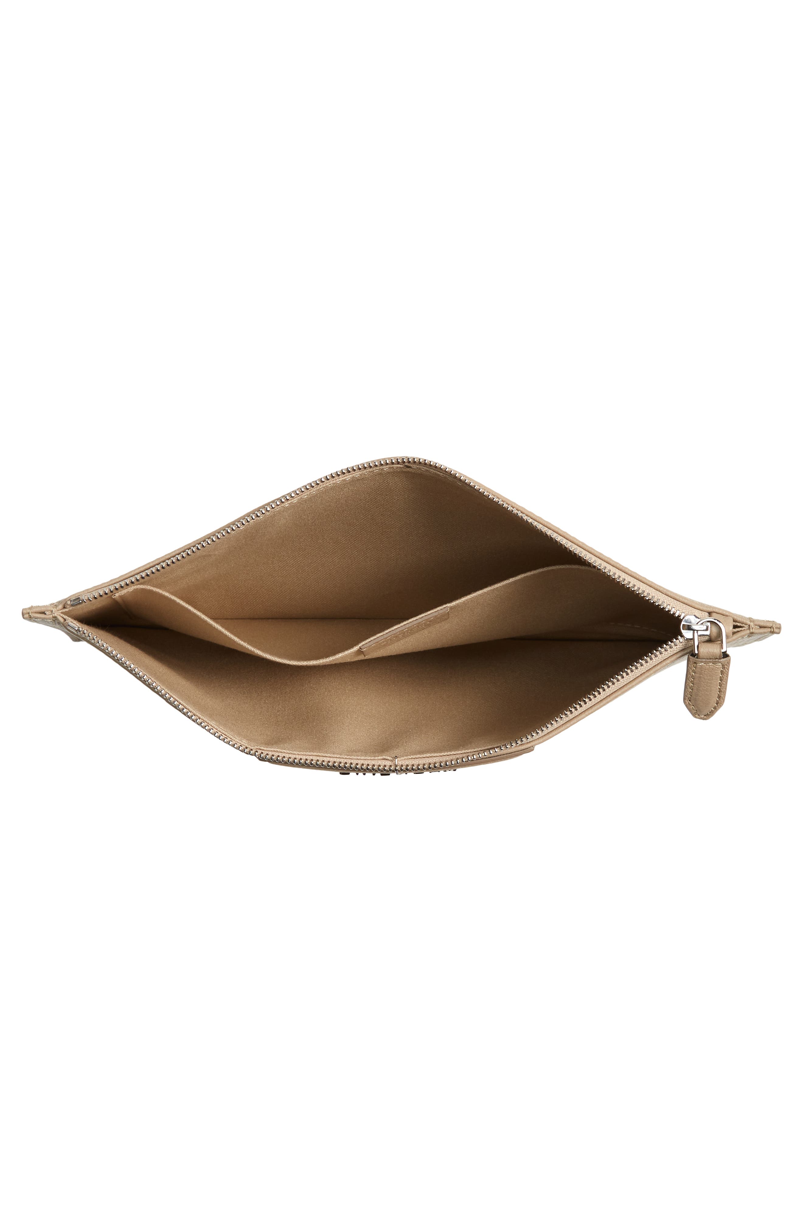 Medium Antigona Leather Pouch, Alternate, color, DUNE