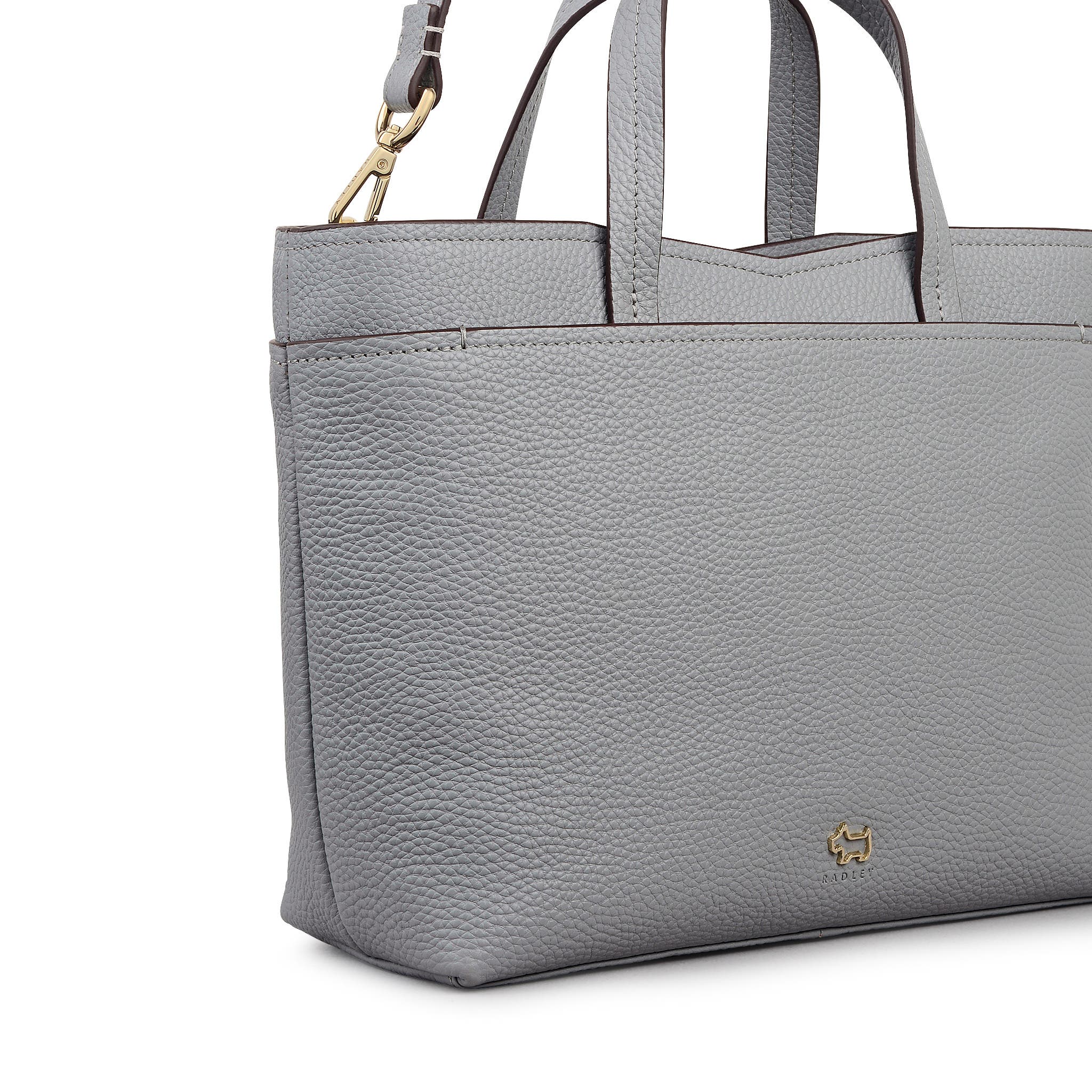 Hadley Lane Medium Ziptop Satchel Bag, Alternate, color, Steel