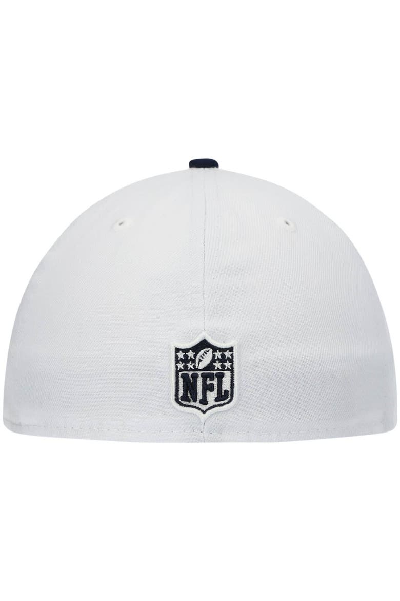 Men's New Era White/Navy Dallas Cowboys 59FIFTY Fitted Hat, Alternate, color, White