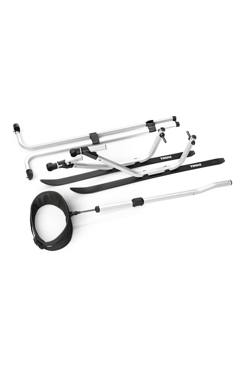 Cross-Country Ski Conversion Kit for Thule Chariot 2 Strollers, Alternate, color, BLACK