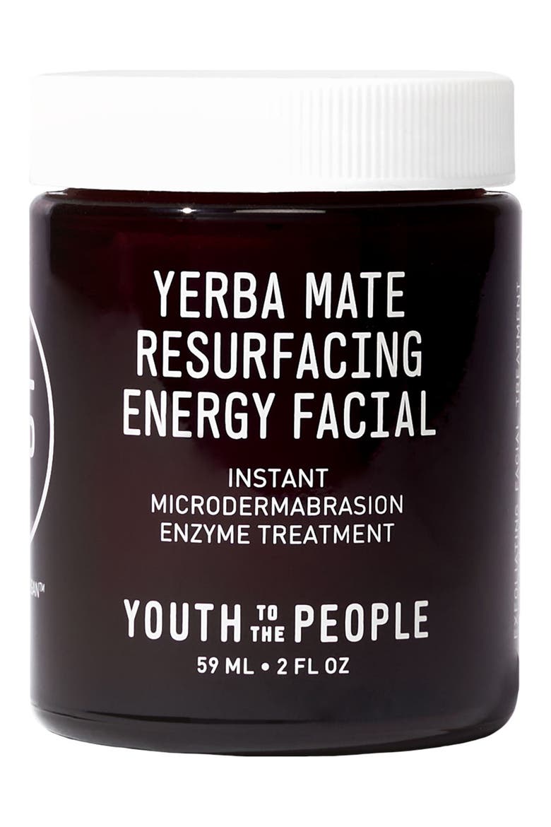 Yerba Mate Resurfacing Energy Facial Microdermabrasion Mask, Main, color, NO COLOR
